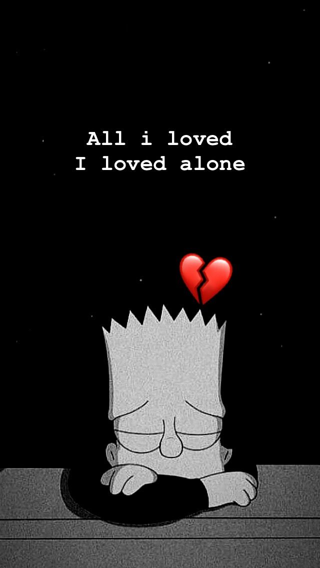 Featured image of post Broken Heart Depressing Sad Simpsons Wallpaper